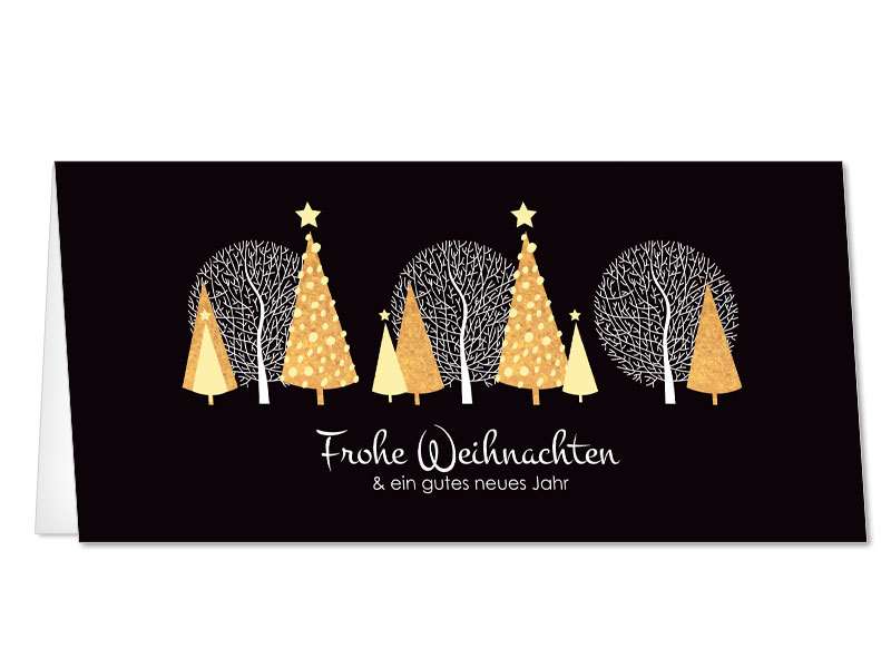 Moderne Weihnachtskarten